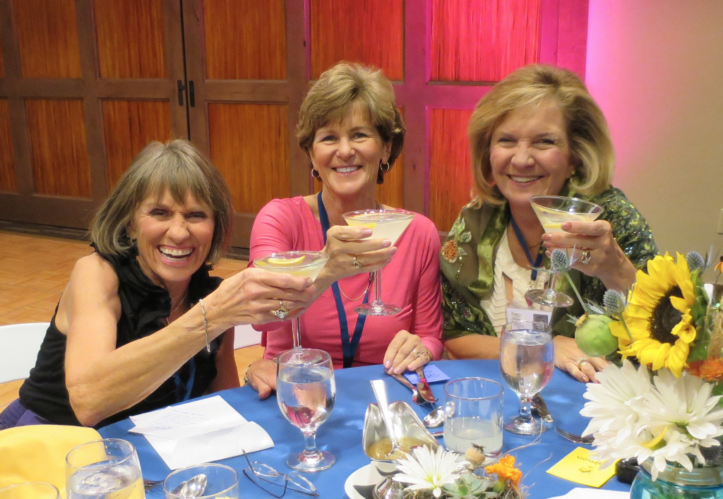 The Martini Queenies: Dianne, Judy, Kay