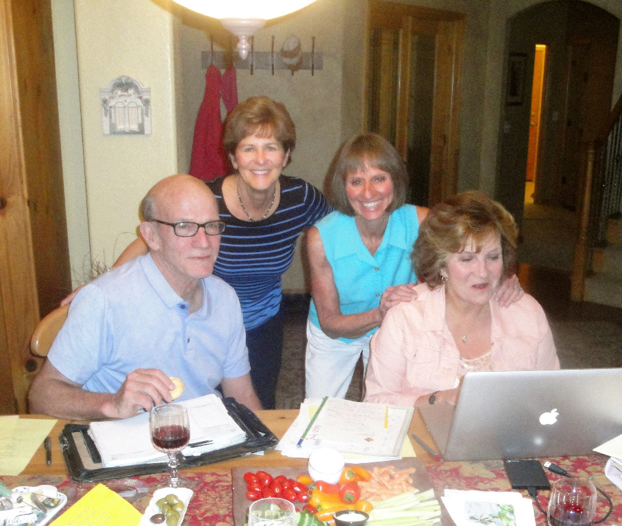 Reunion Committee Members:  Bob Knott, Judy Kifer DeCook, Dianne Corbetta Connolly, Kay Dwyer Rees, July 2015