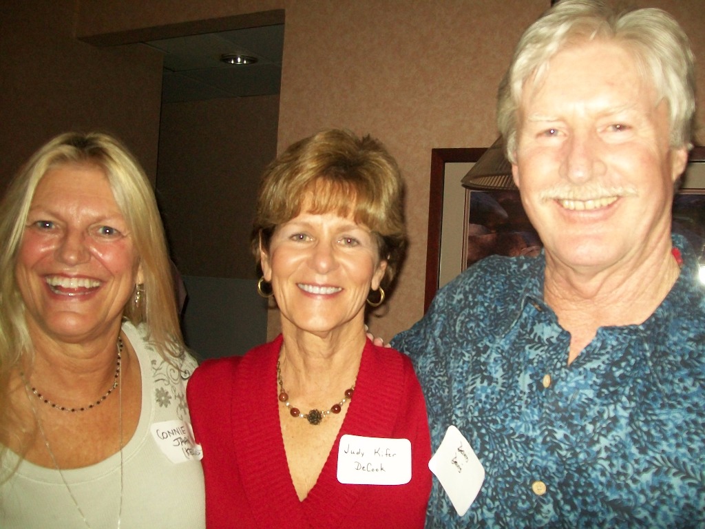 Connie Jahn Kelso, Judy Kifer DeCook, and Dave Davis
