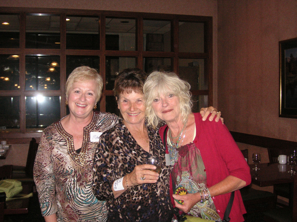 Margie Floyd Murray,
Barb Spinelli Klaver, and
Faye Lykou Fogel